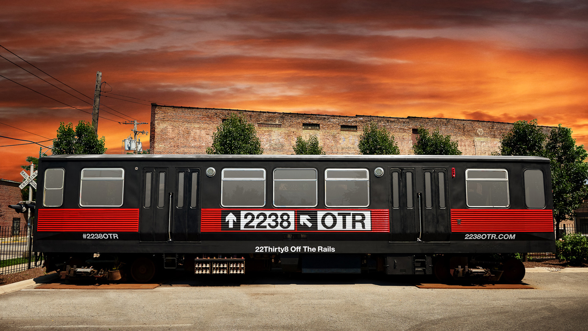 2238 Off The Rails Custom-designed Branded CTA Train Car